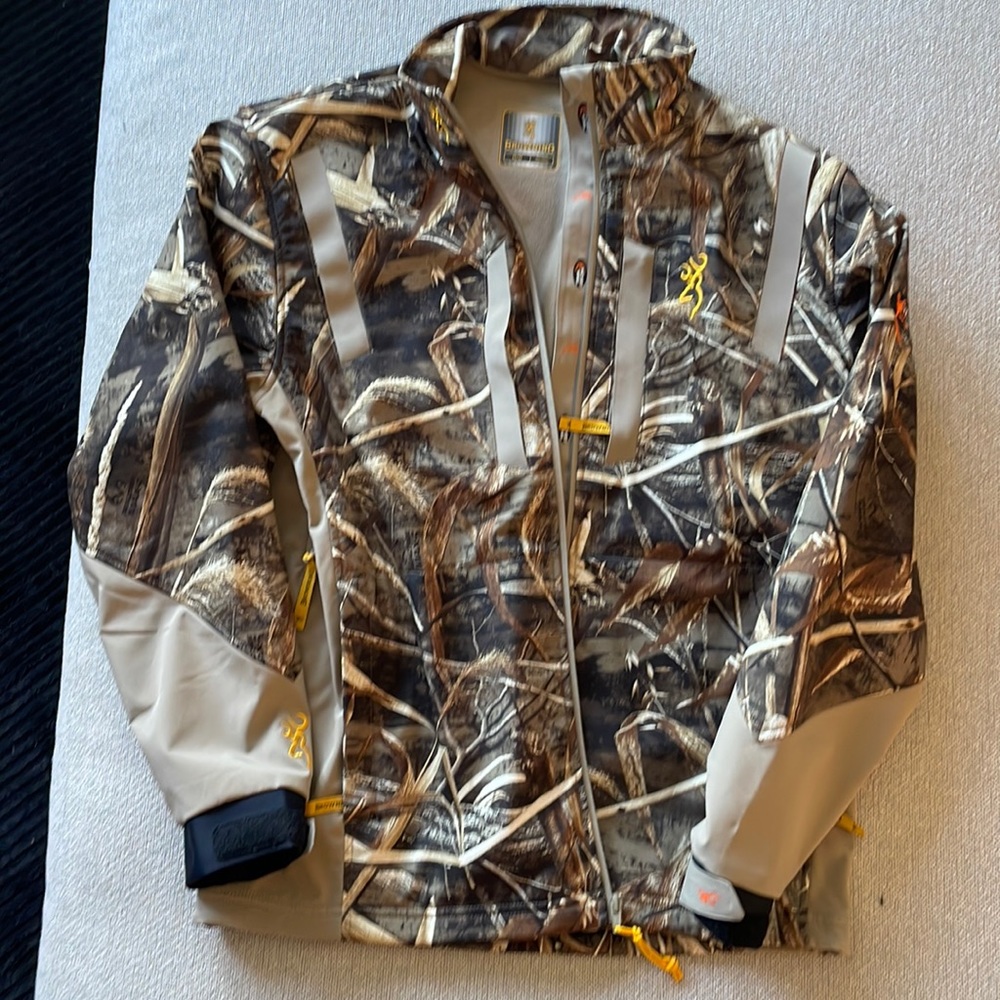 Browning men’s M Wicked Wind waterfowl jacket NWOT realtree max 5 camo